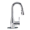 Low-Profile Pull-Down Faucet — Chrome Finish