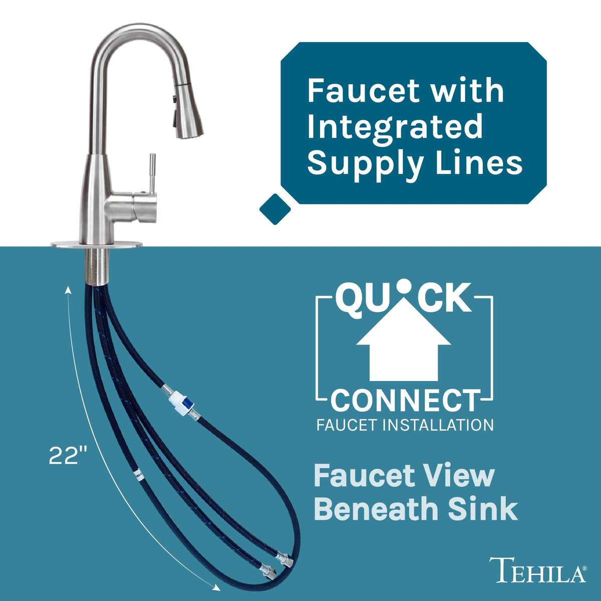 Low-Profile Pull-Down Faucet