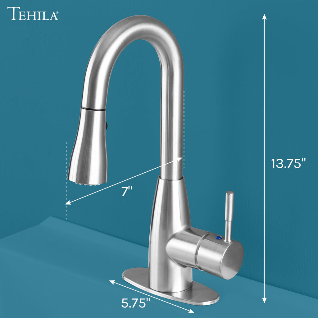Low-Profile Pull-Down Faucet
