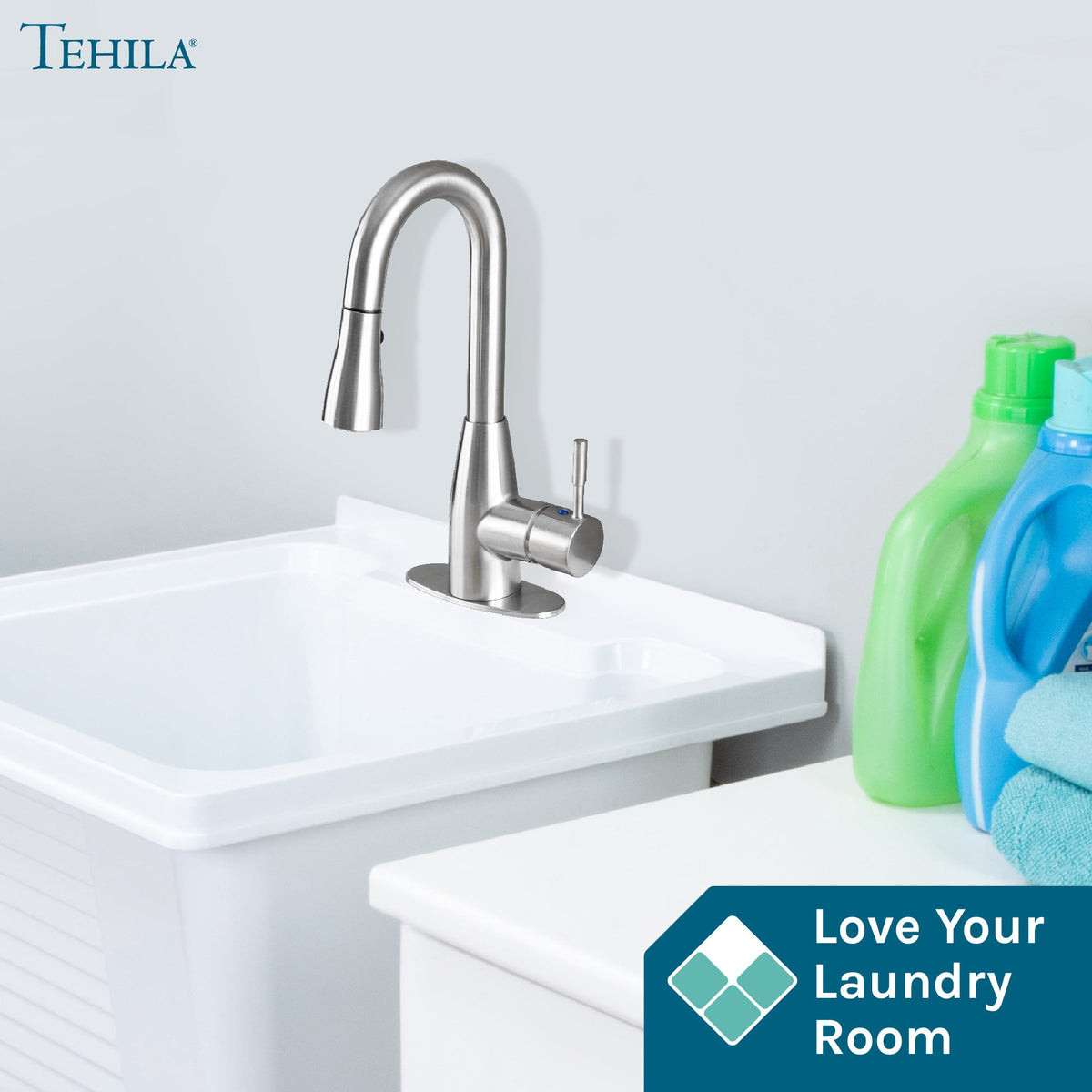 Low-Profile Pull-Down Faucet