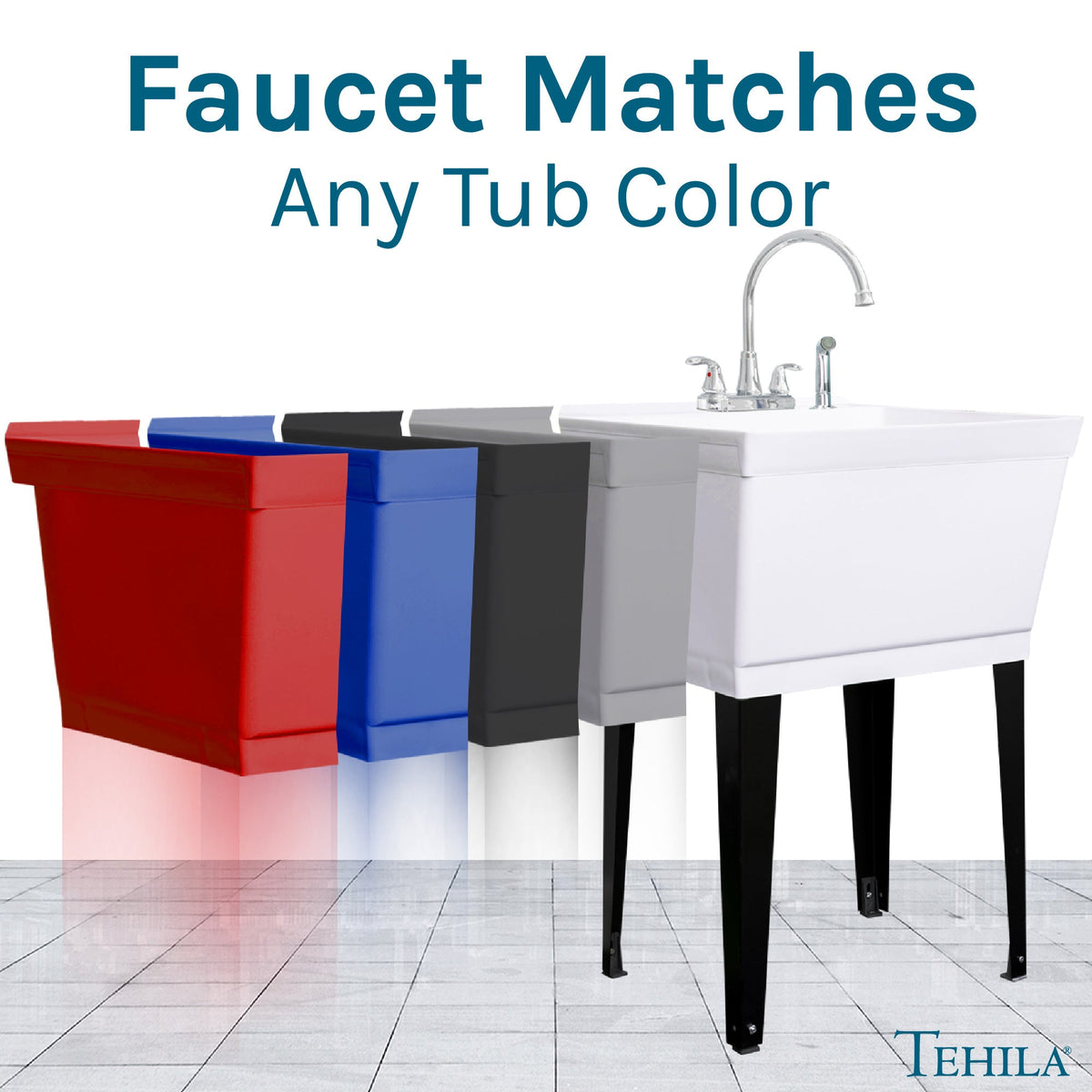 Wide-Set Gooseneck Faucet with Side Sprayer — Chrome Finish