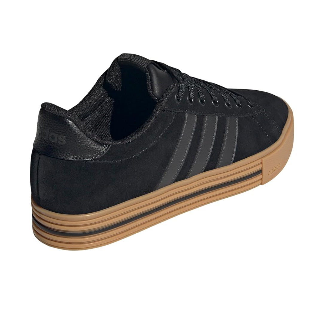 adidas Men's Daily 4.0 Sneaker - Black / Carbon / Gum (JH6930)