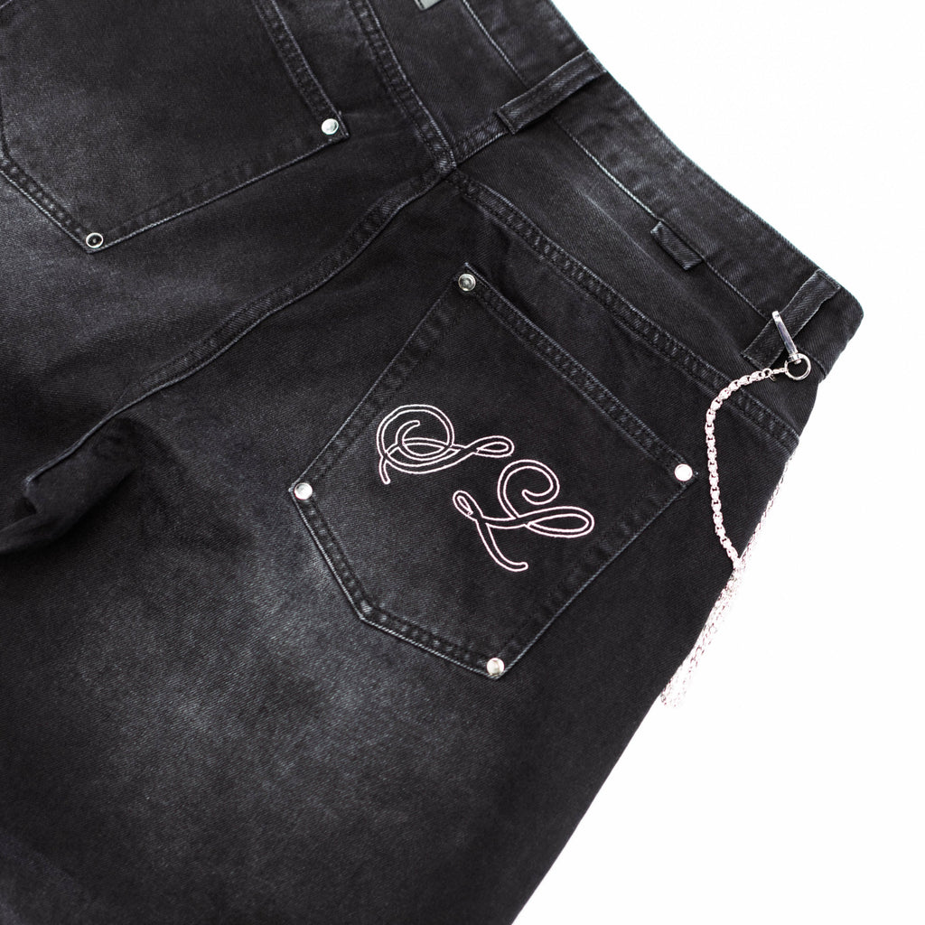 Signature Denim – Baggy Black Jeans
