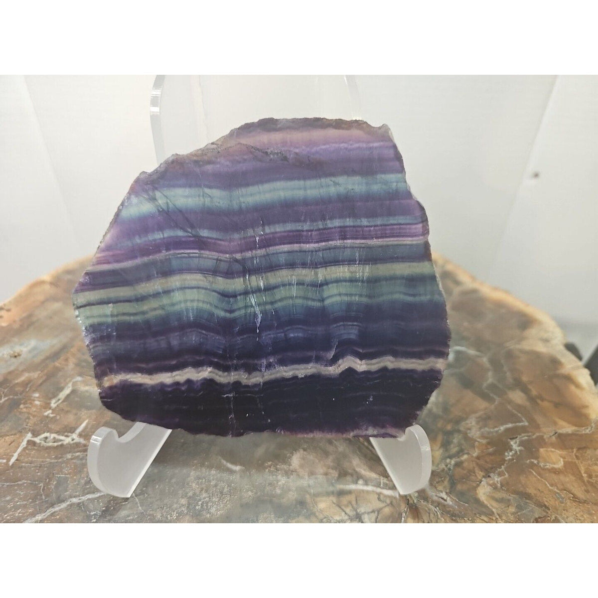 Rainbow Fluorite Crystal Flake Specimen