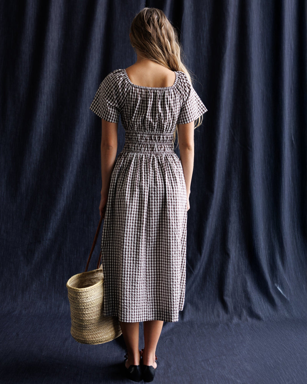 Maybelle Dress — Smocked Waist Midi