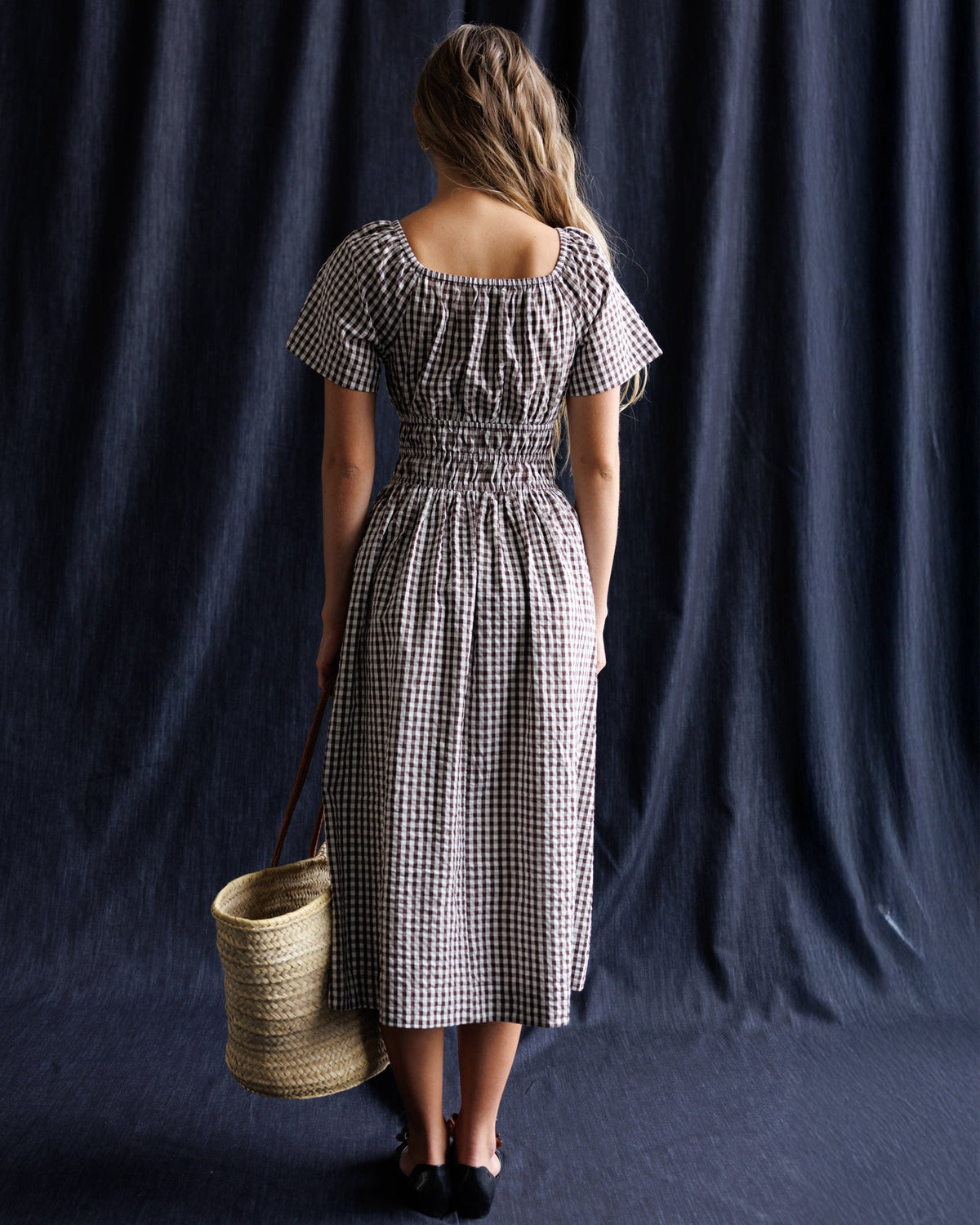 Maybelle Dress — Smocked Waist Midi