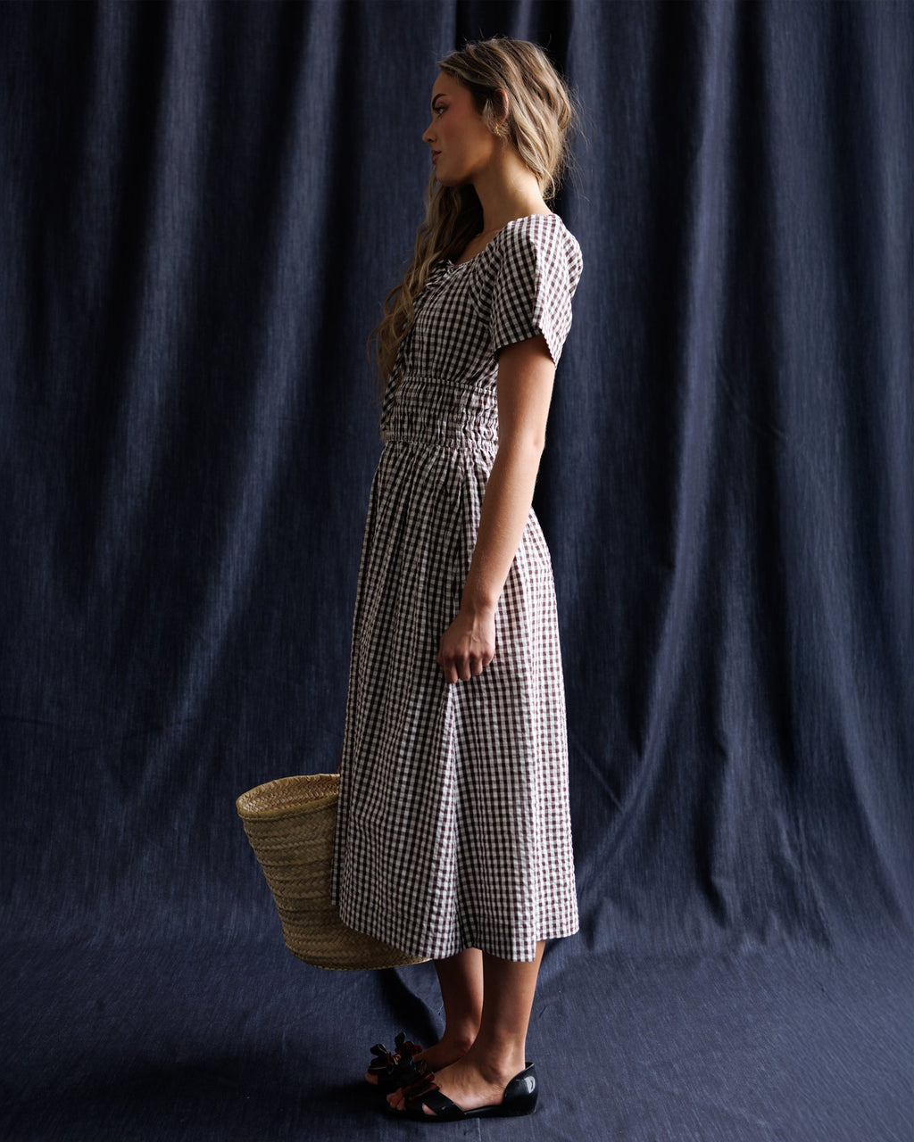 Maybelle Dress — Smocked Waist Midi