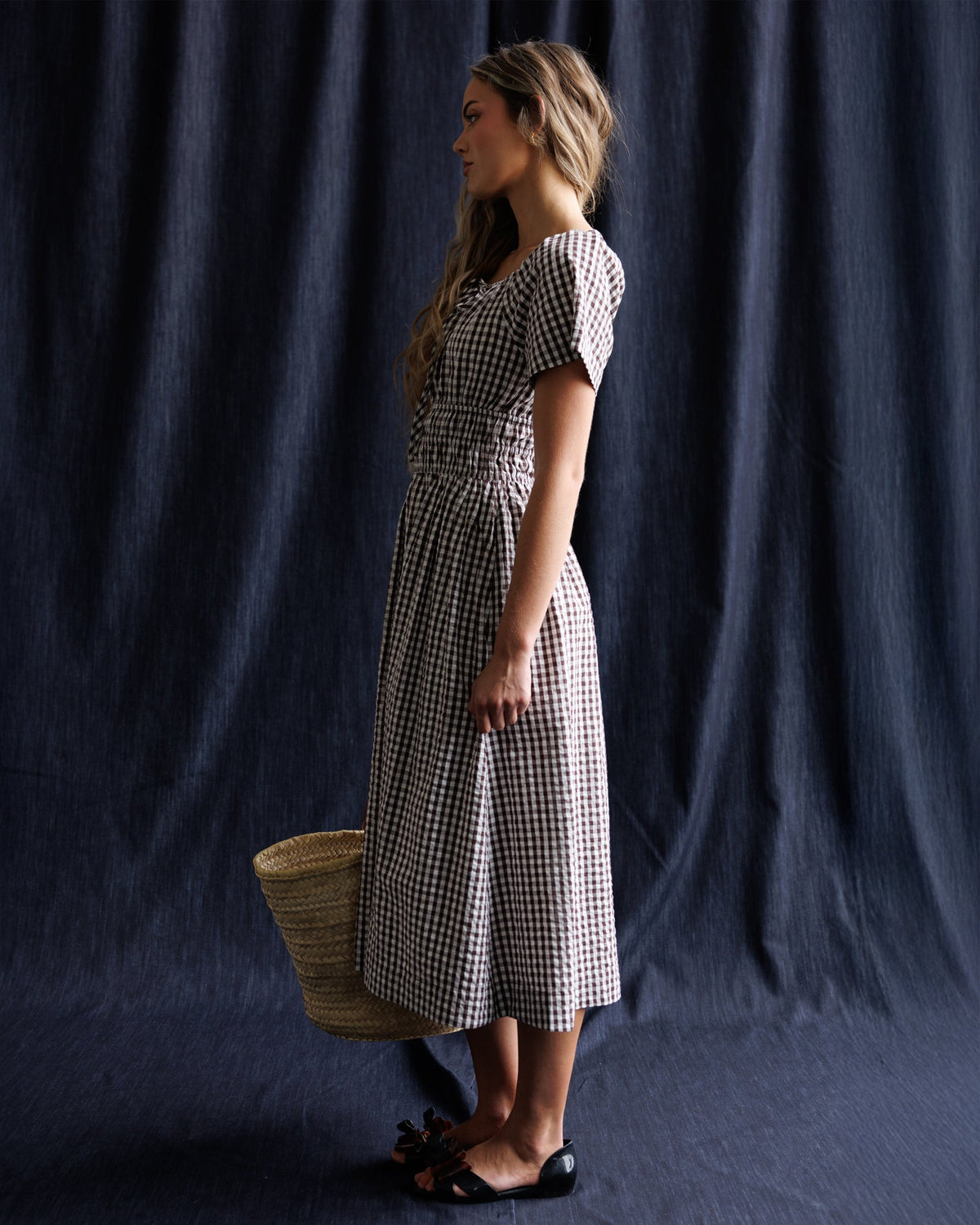 Maybelle Dress — Smocked Waist Midi
