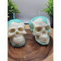 2-Piece Unscented Skull Candle Set