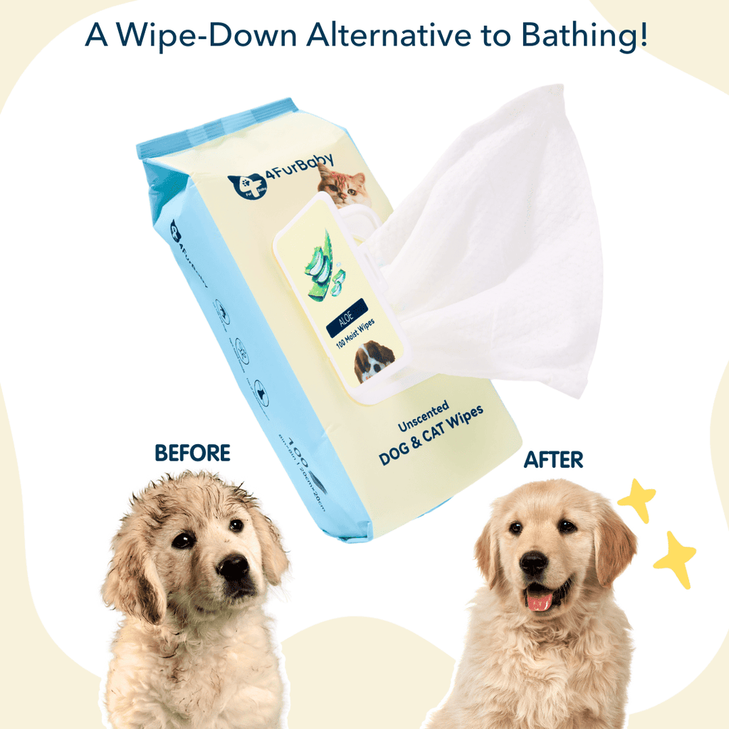Plant-Based Dog & Cat Grooming Wipes