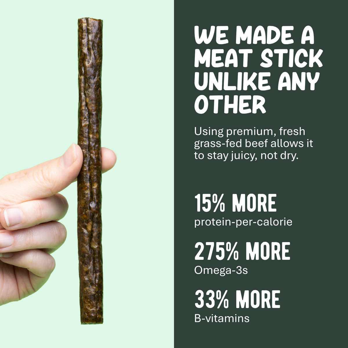Grass-Fed Chimichurri Beef Meat Sticks