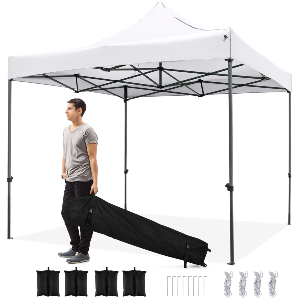 10x10 ft Pop-Up Canopy Tent
