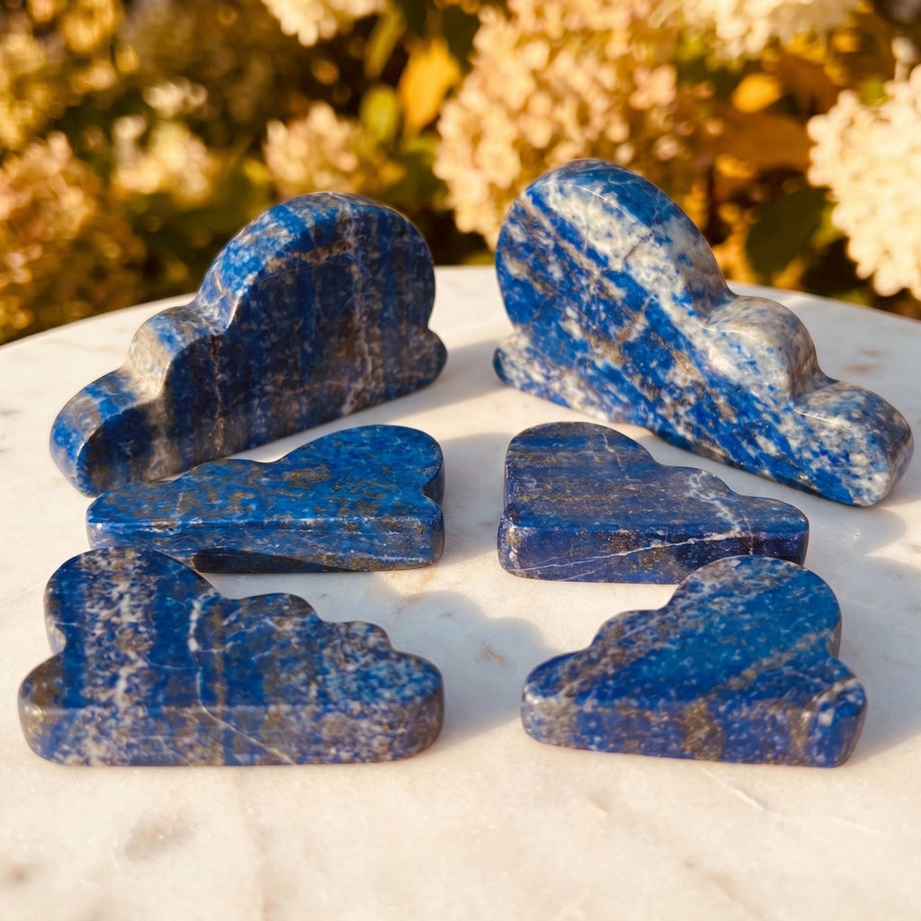 Lapis Lazuli Cloud Carving