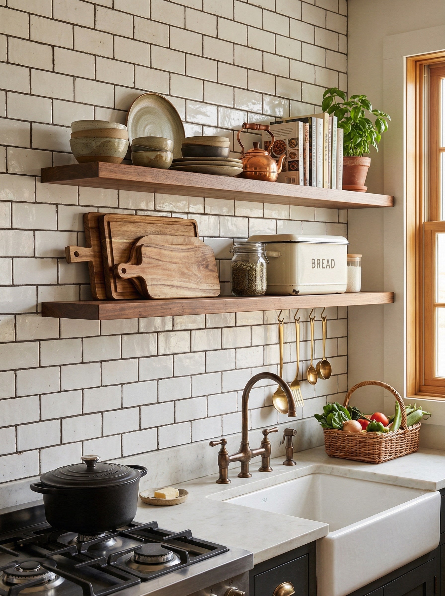 Floating Wall Shelves Set of 4 – 15.8", 20 lbs Capacity, Invisible Brackets | Black, Grey, Silver, Rustic