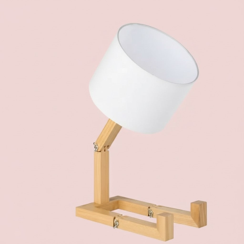 Foldable Shape-Changing Wooden Desk Lamp