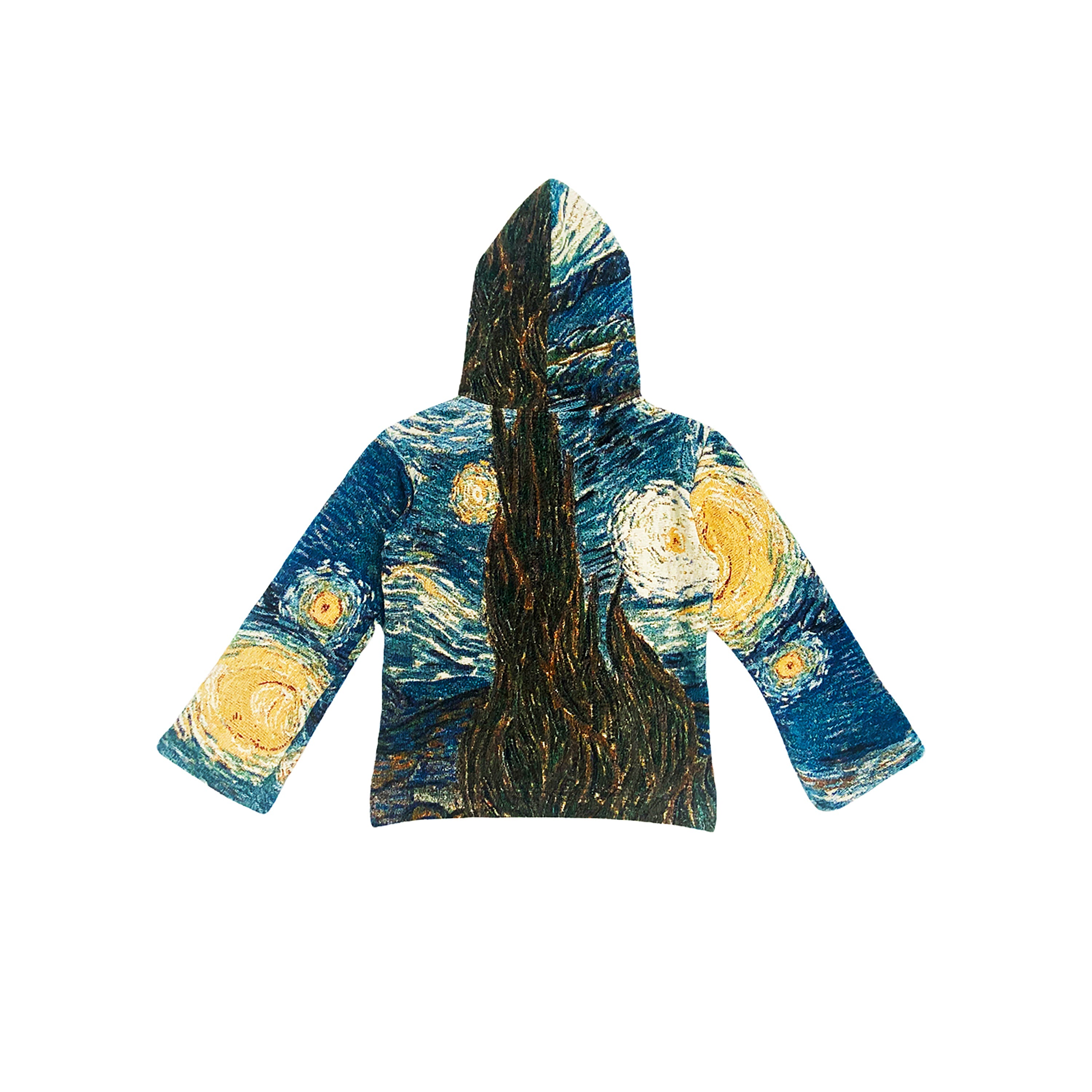 Starry Night Hoodie — Handmade Heavyweight Knit Cotton, New York