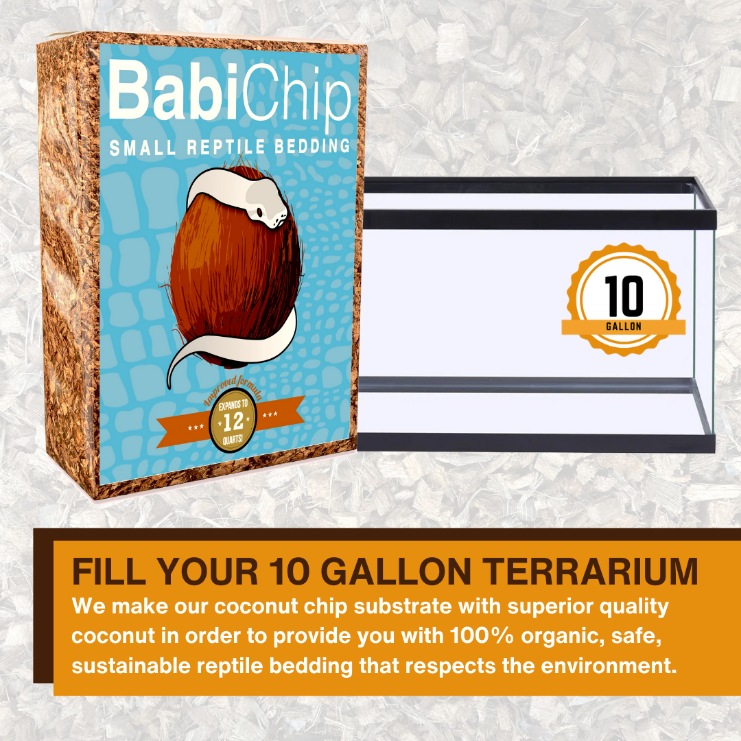 ReptiChip BabiChip Coconut Chip Substrate for Reptiles & Amphibians