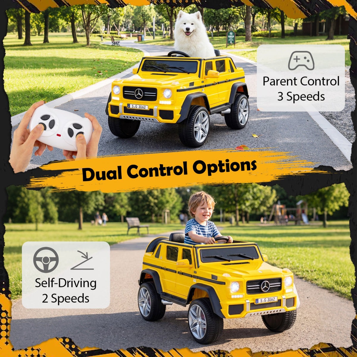 12V Licensed Mercedes-Benz Maybach G650S Kids