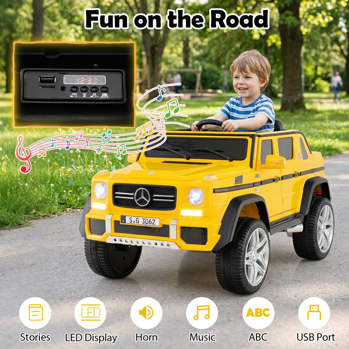 12V Licensed Mercedes-Benz Maybach G650S Kids