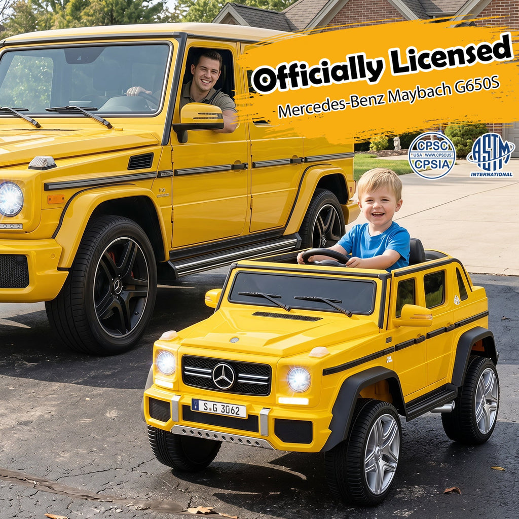12V Licensed Mercedes-Benz Maybach G650S Kids