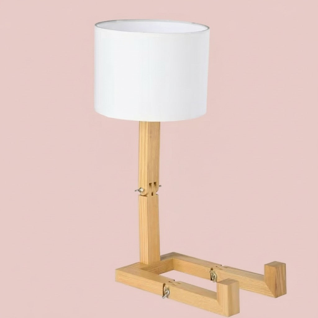 Foldable Shape-Changing Wooden Desk Lamp