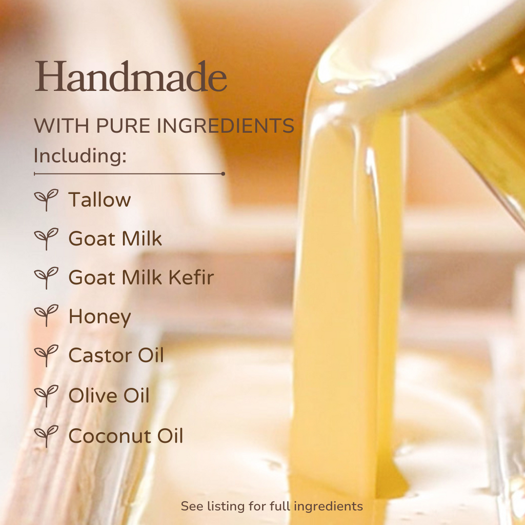 Milk & Honey Tallow Soap Bar
