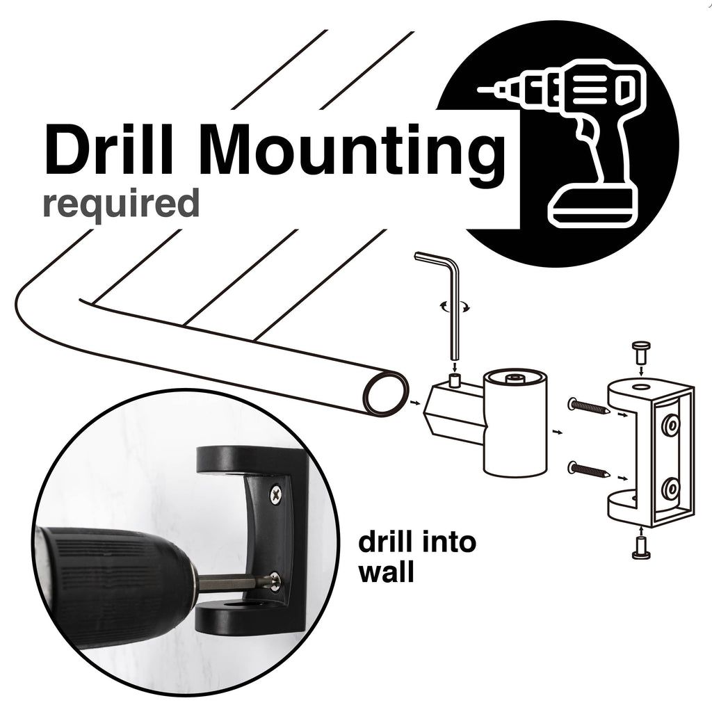 Double Curved Shower Rod