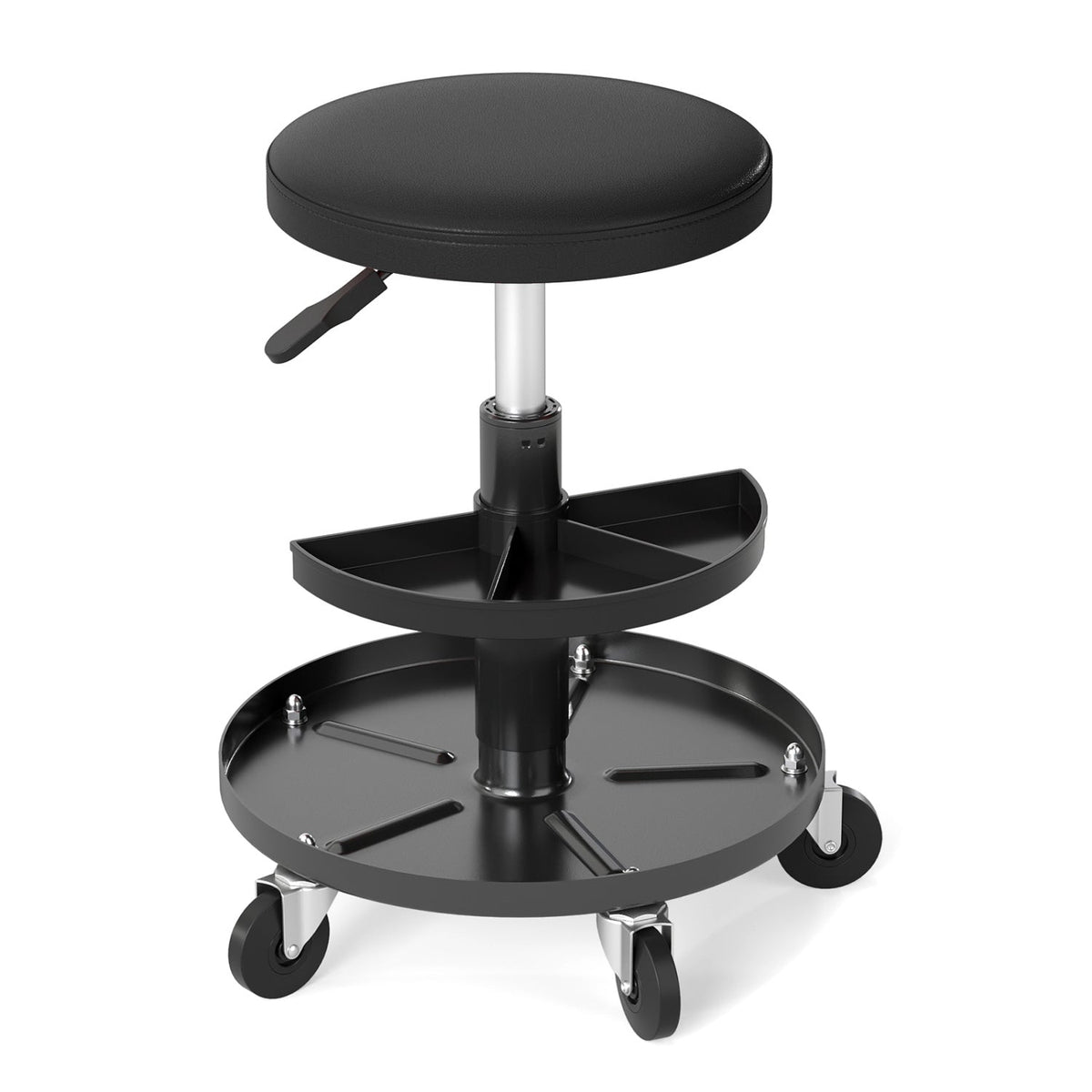 Adjustable Rolling Mechanic Stool