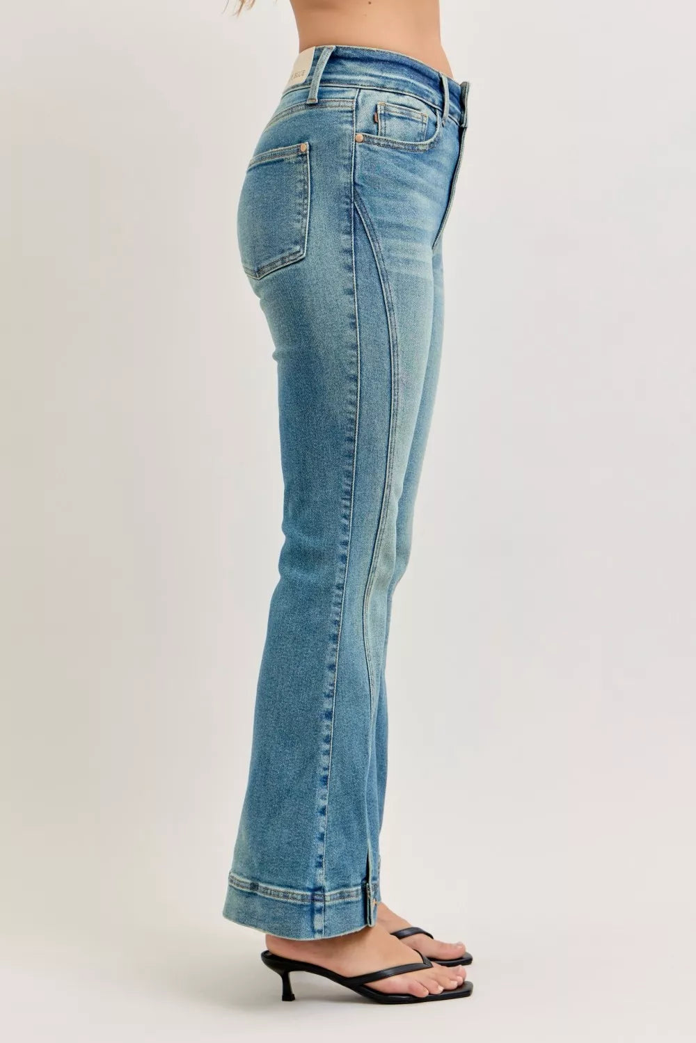 Women's High Waist Flare Jeans | Vintage Wash