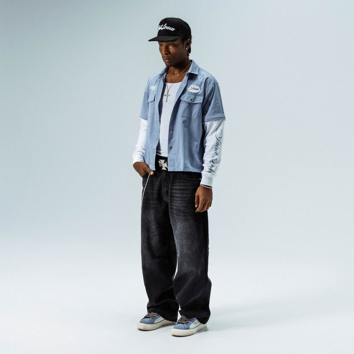 Signature Denim – Baggy Black Jeans
