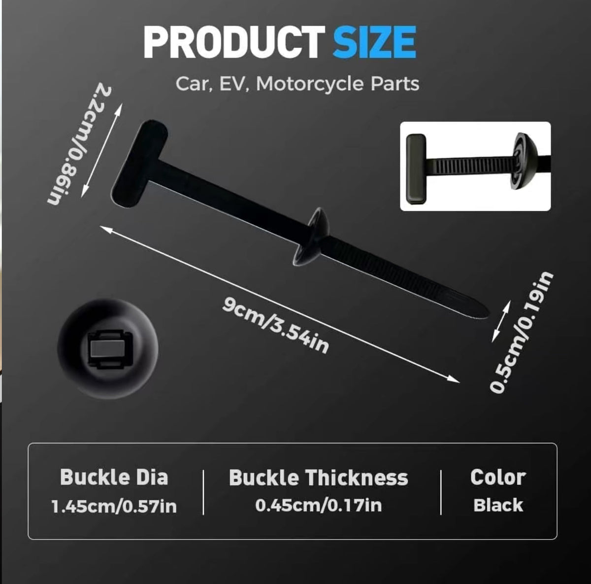 Heavy Duty Nylon Cable Ties with Buckles
