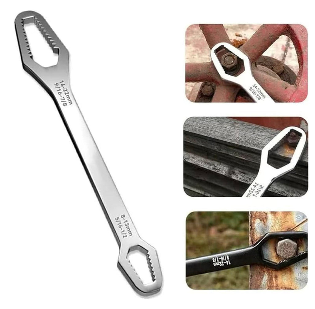 AutoGrip Self-Tightening Universal Torx Wrench | Double-Head Adjustable Spanner