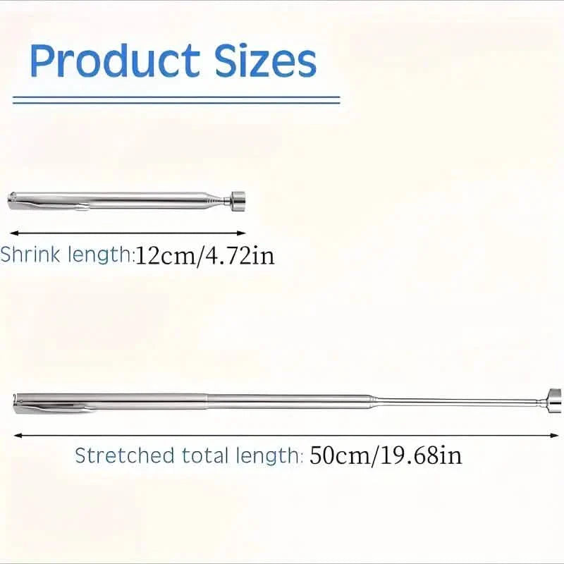 3-in-1 Telescopic Magnetic Grabber Tool
