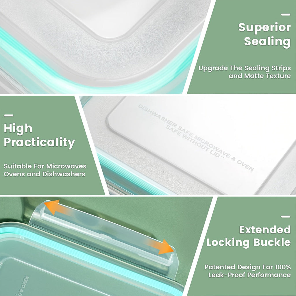 16-Piece Glass Food Storage Set