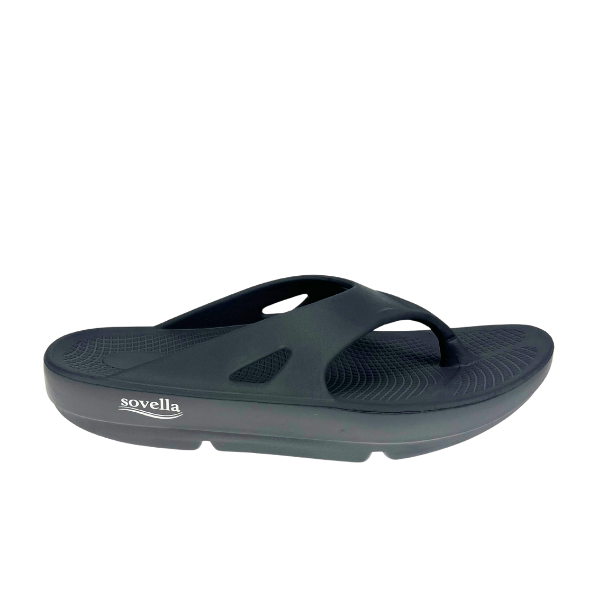 Sovella Men's PF Thong Active Recovery Sandal – Dark Grey