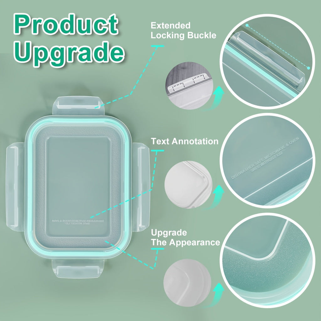 16-Piece Glass Food Storage Set
