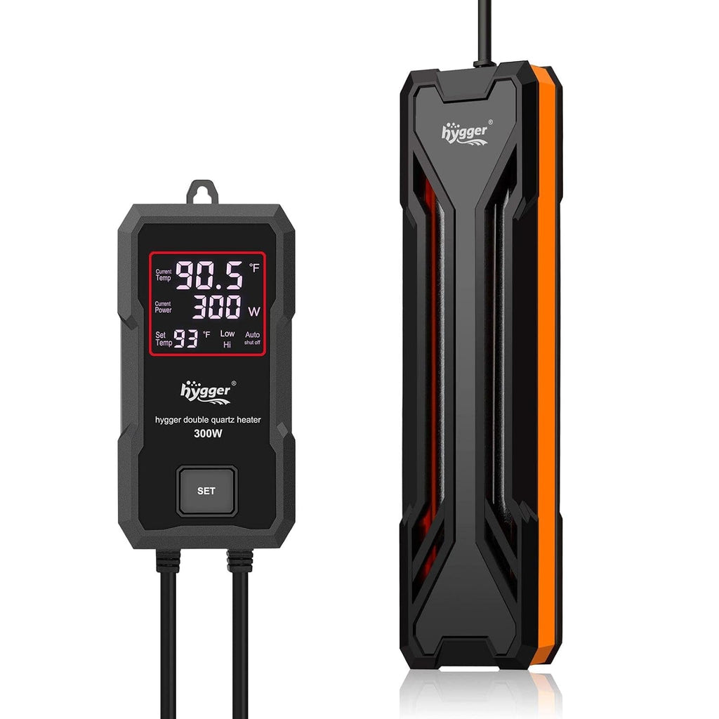 Hygger digital temperature controller with display on a white background