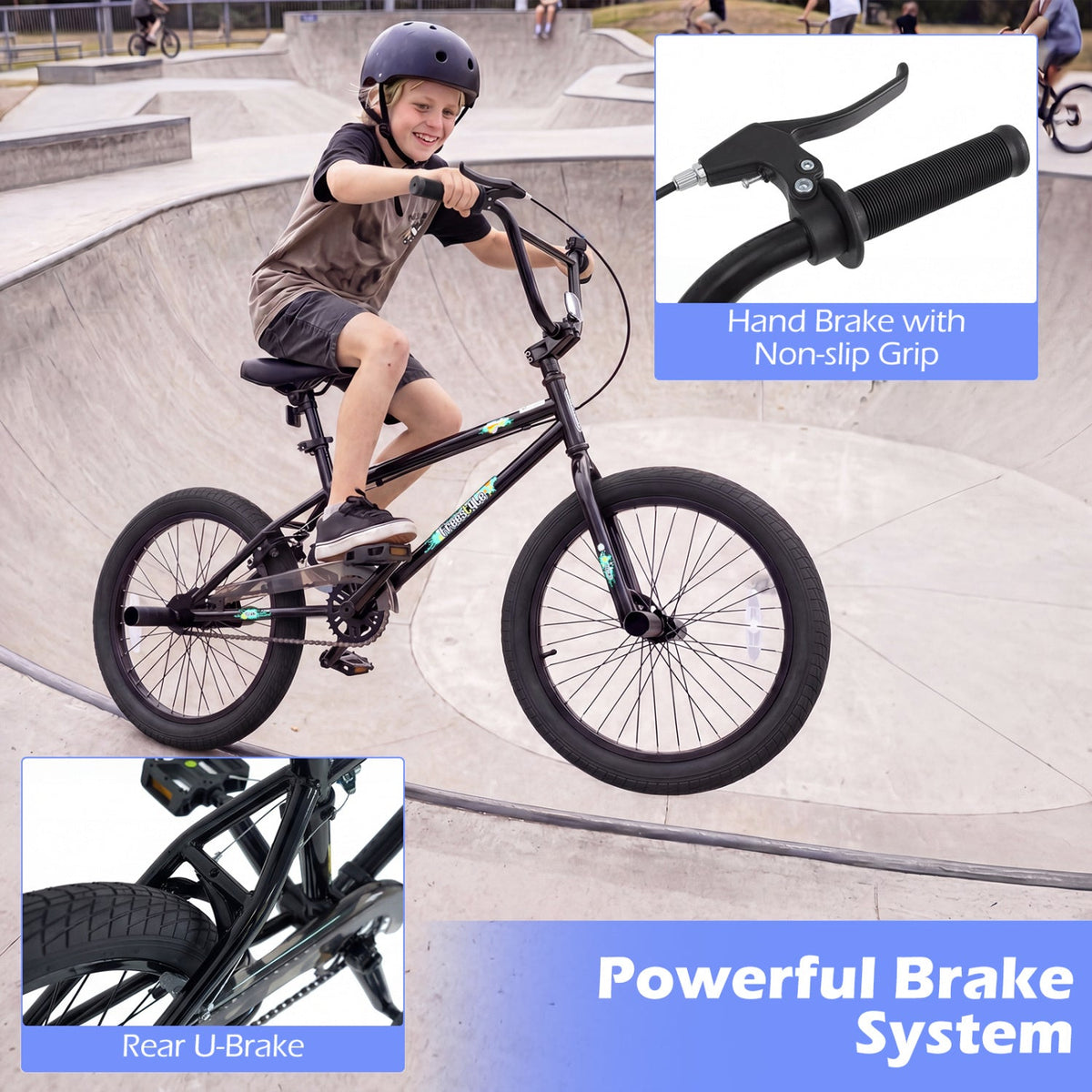 20" BMX Freestyle Trick Bike for Kids & Teens
