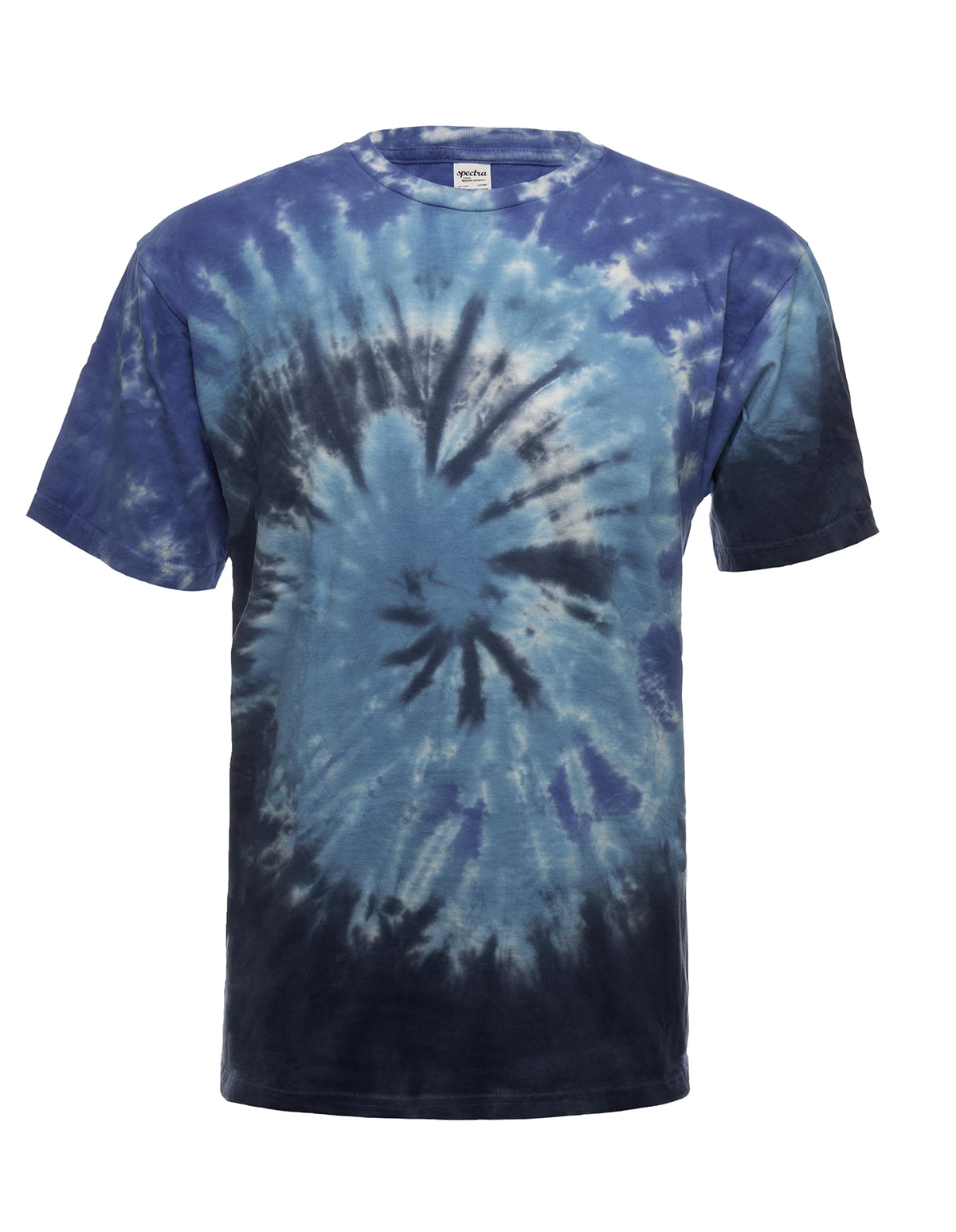 Midnight Ocean Spiral Tie-Dye T-Shirt