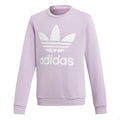 adidas Originals Kids' Trefoil Crew Sweatshirt - Purple Glow / White (DV2890)