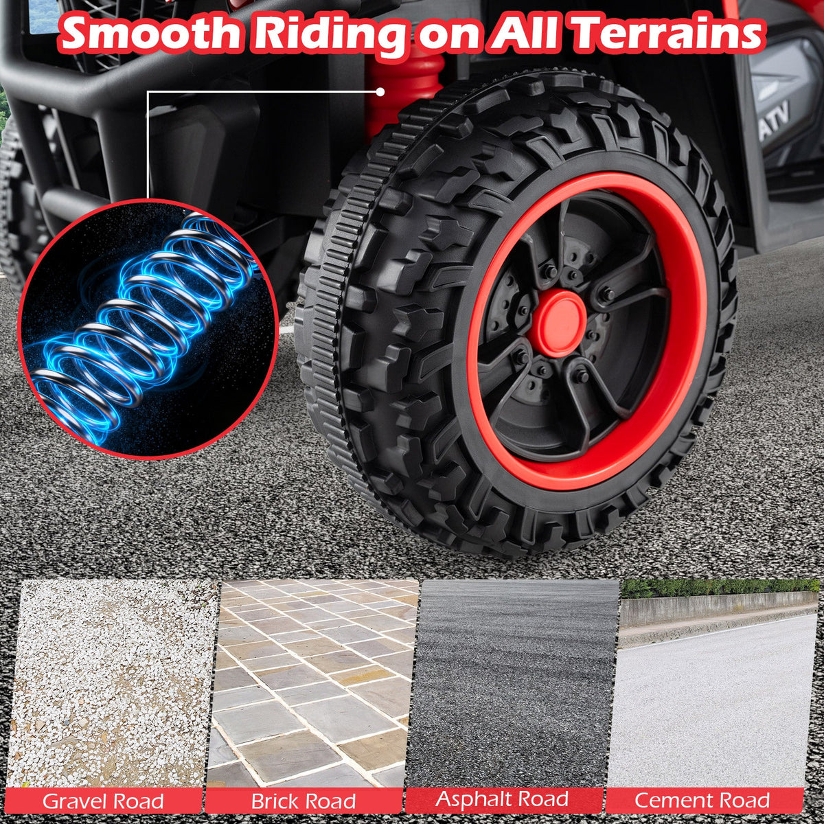 24V Electric Ride-On ATV Quad for Kids