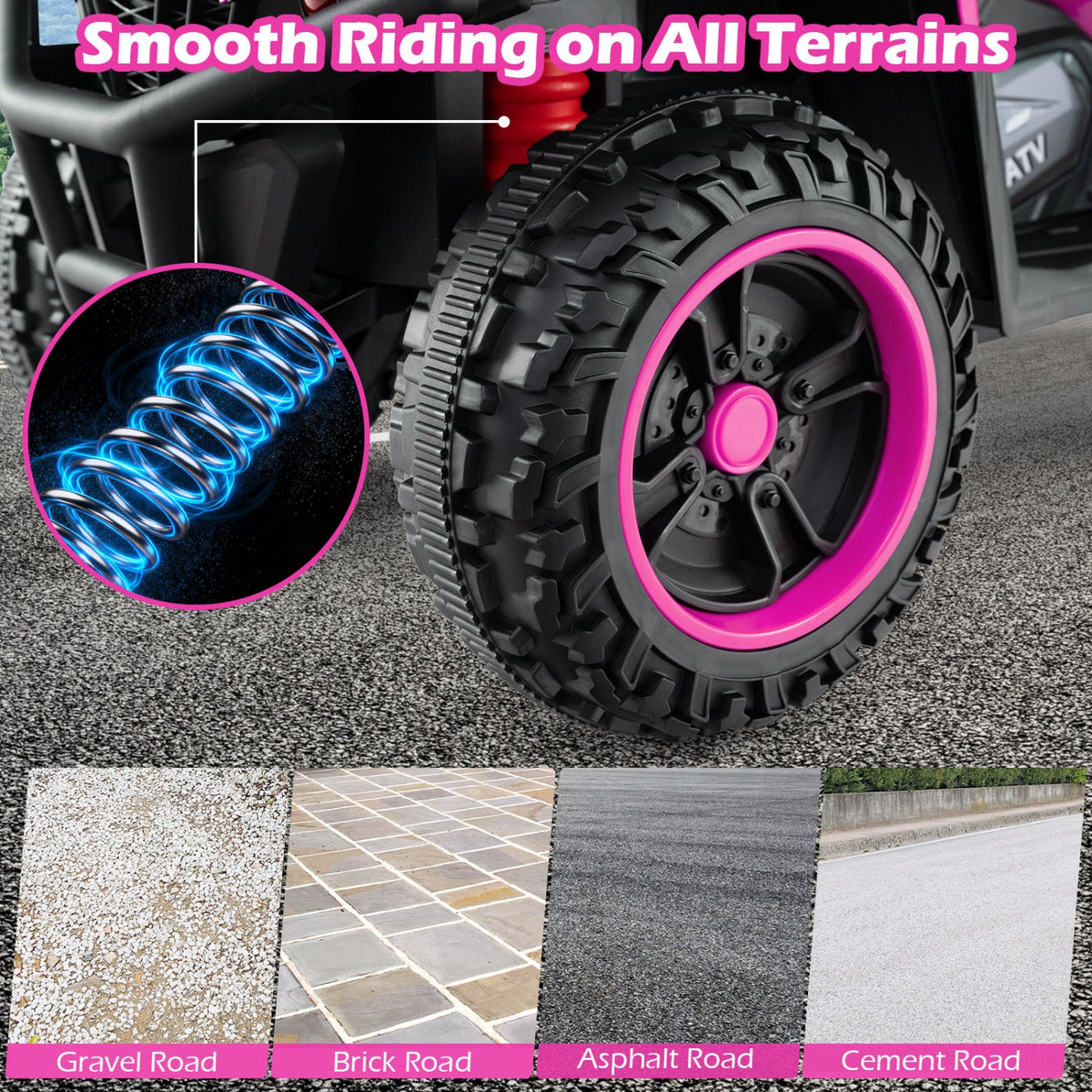 24V Electric Ride-On ATV Quad for Kids