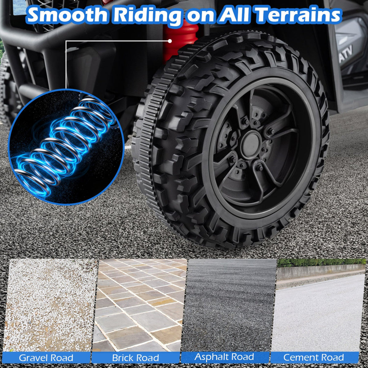 24V Electric Ride-On ATV Quad for Kids