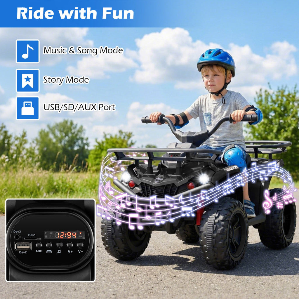 24V Electric Ride-On ATV Quad for Kids