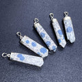 K2 Jasper Faceted Point Pendant