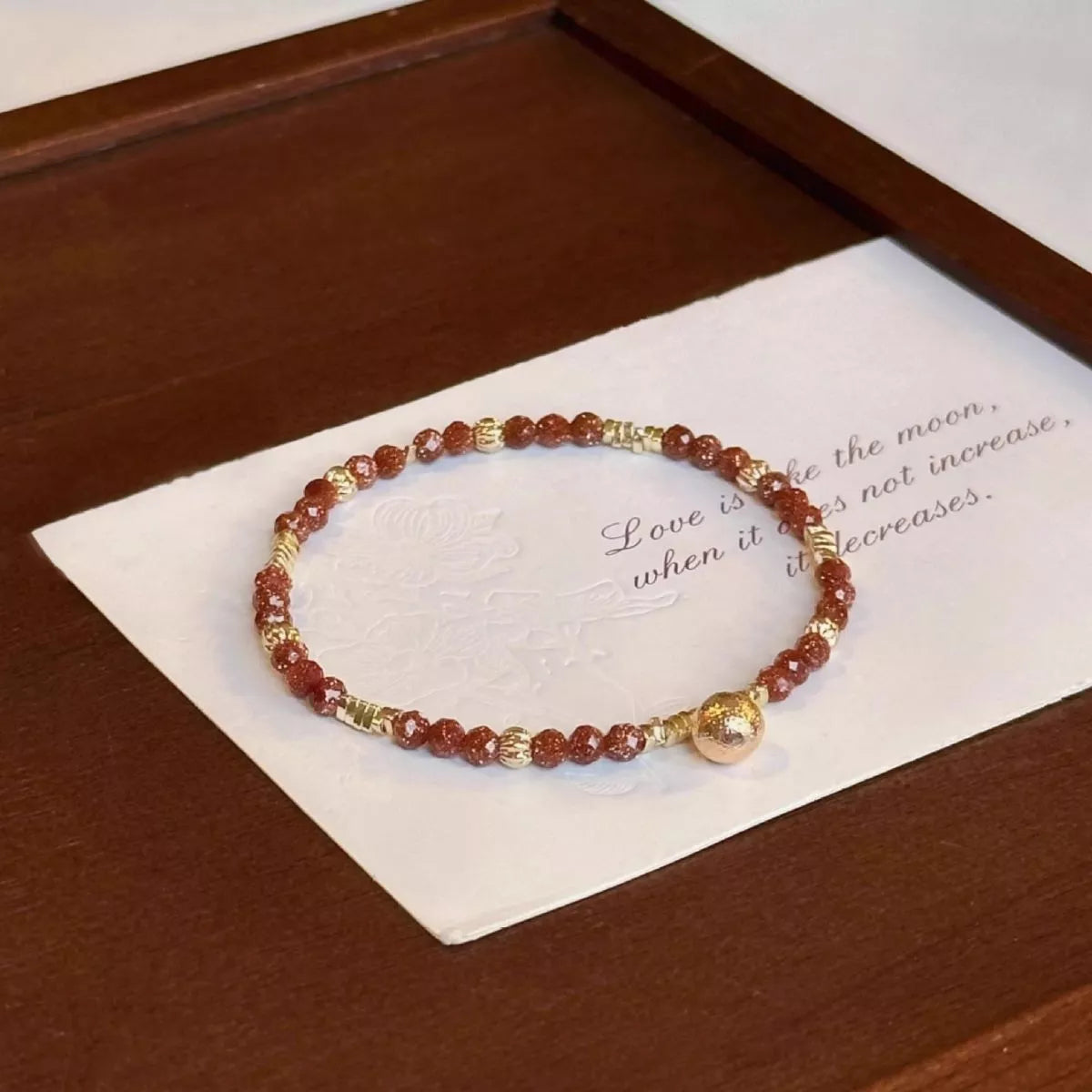 Women's Lightweight Beaded Charm Bracelet