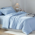 Kasentex Summer Duvet Cover Bedding Set — Hypoallergenic Microfiber with Pillowcase & Fitted Sheet