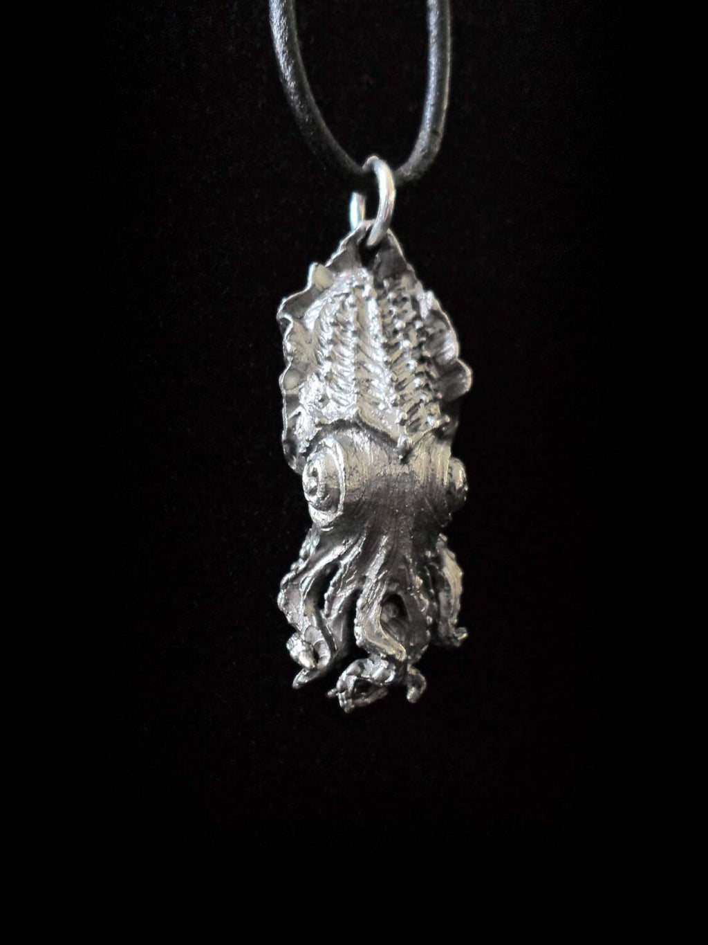Cuttlefish Pendant Necklace – Handmade Gothic Nautical Jewelry