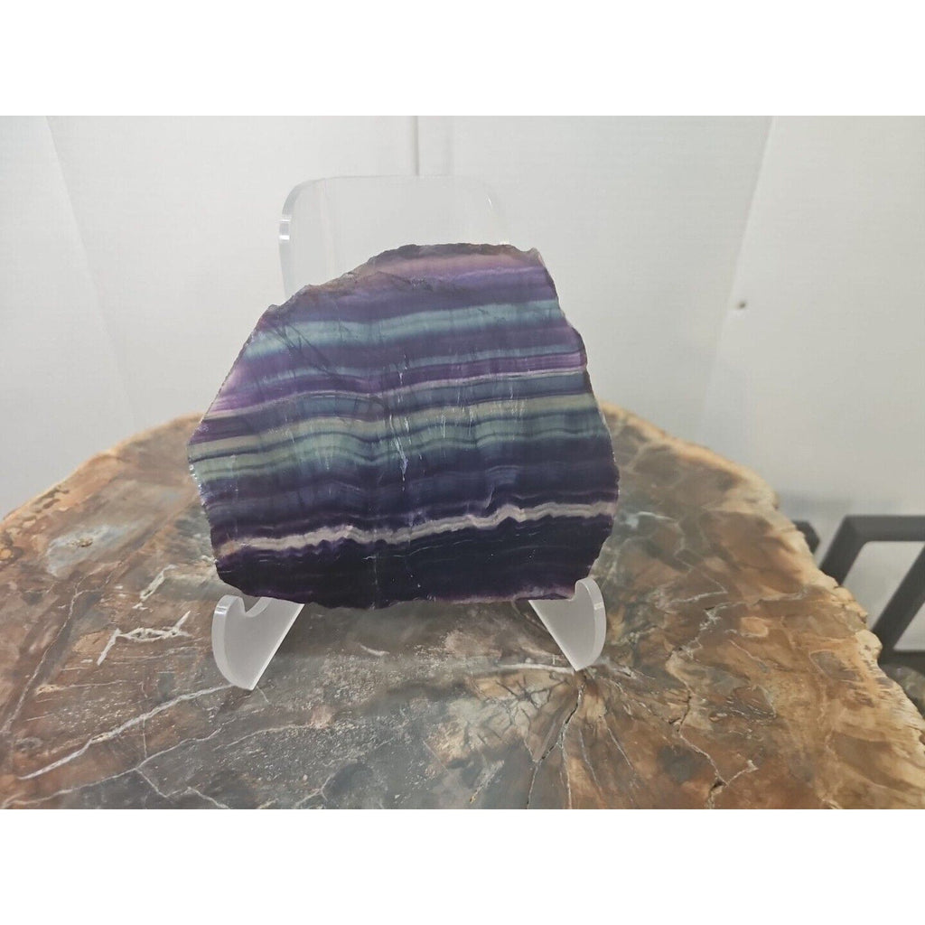 Rainbow Fluorite Crystal Flake Specimen