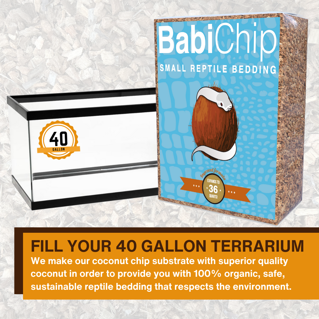 ReptiChip BabiChip Coconut Chip Substrate for Reptiles & Amphibians